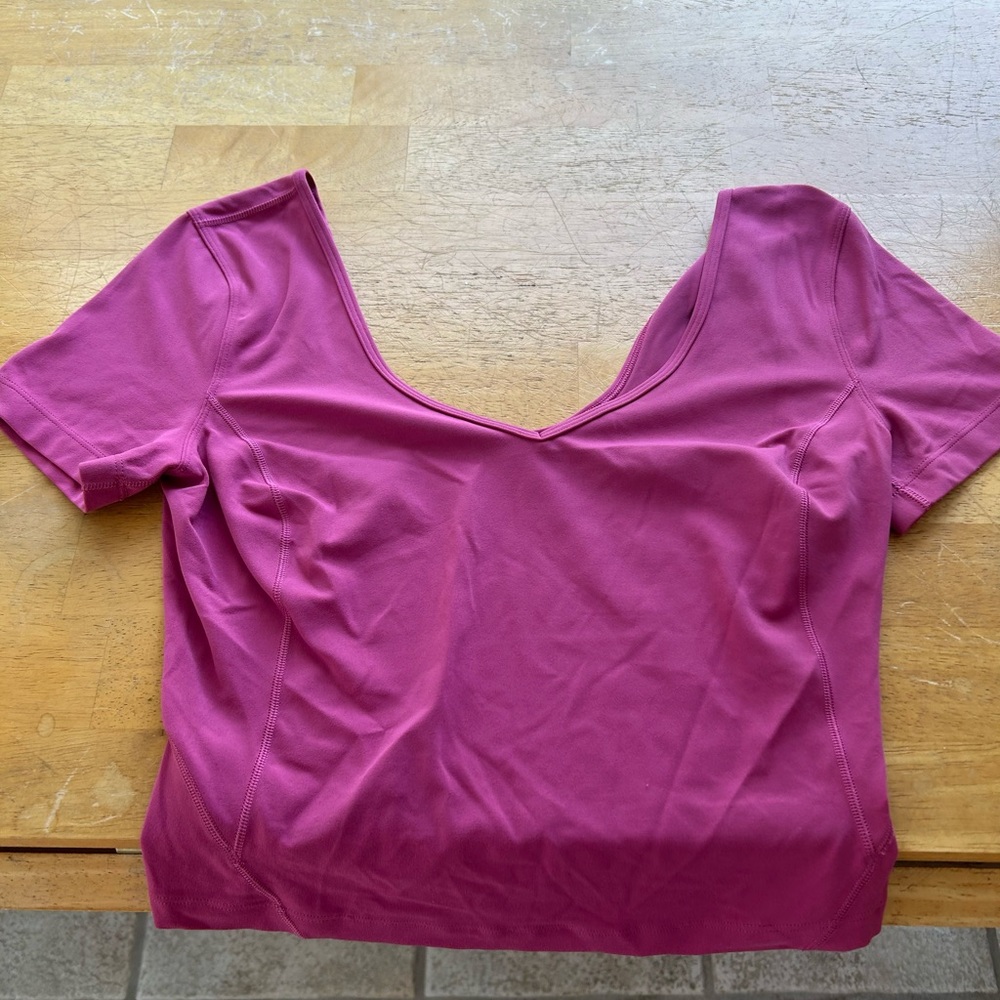 Women's lulu align short sleeve